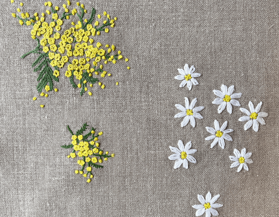 Kit de réparation SOS PETIT TROU Petites Fleurs – Green Bobine