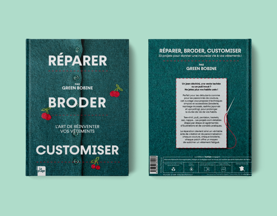 Livre : REPARER, BRODER, CUSTOMISER