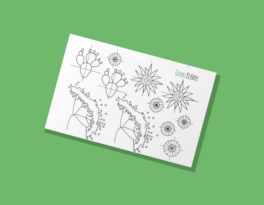 Motifs de broderie SOS PETIT TROU  Végétaux 