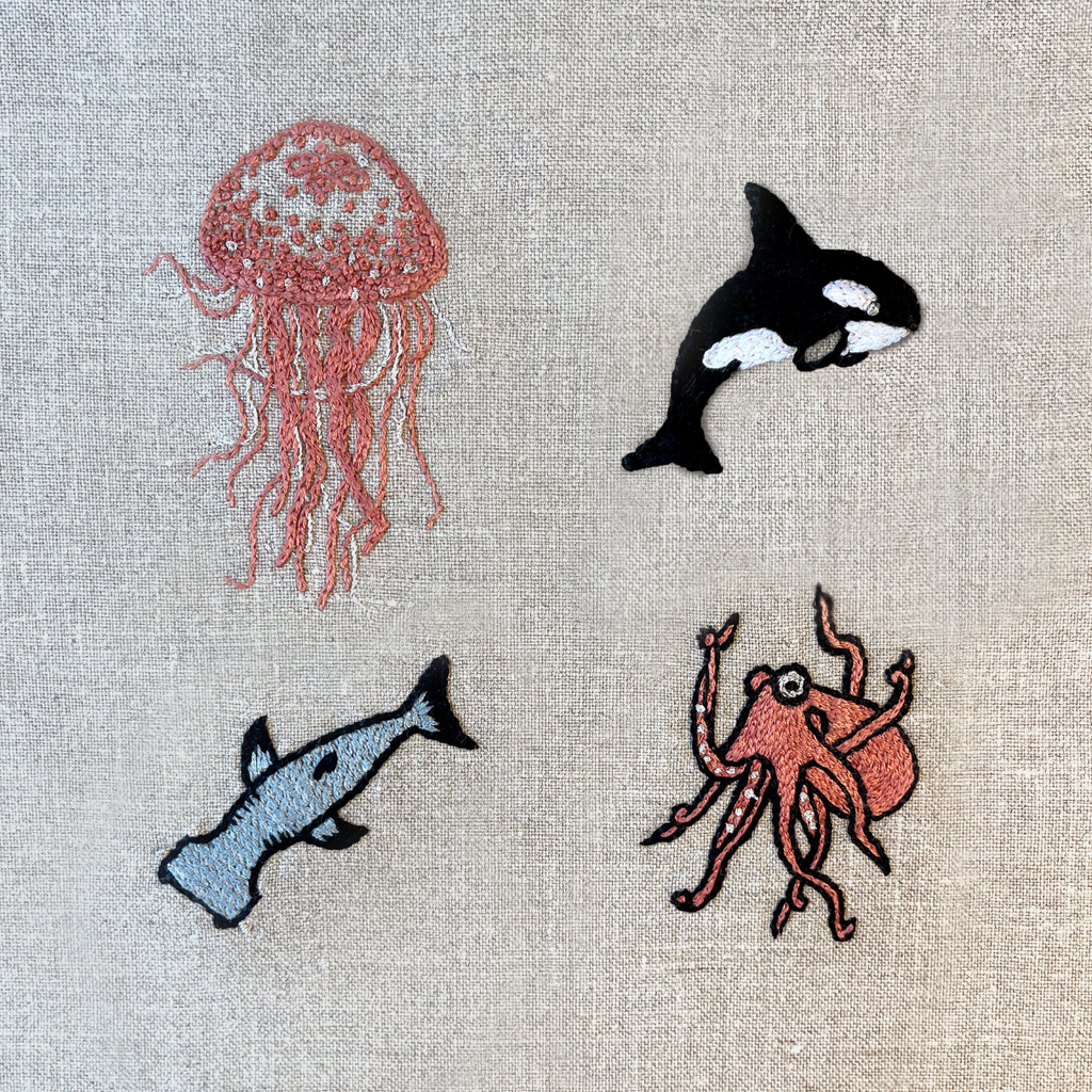 PLANCHE MOTIFS - Animaux marins