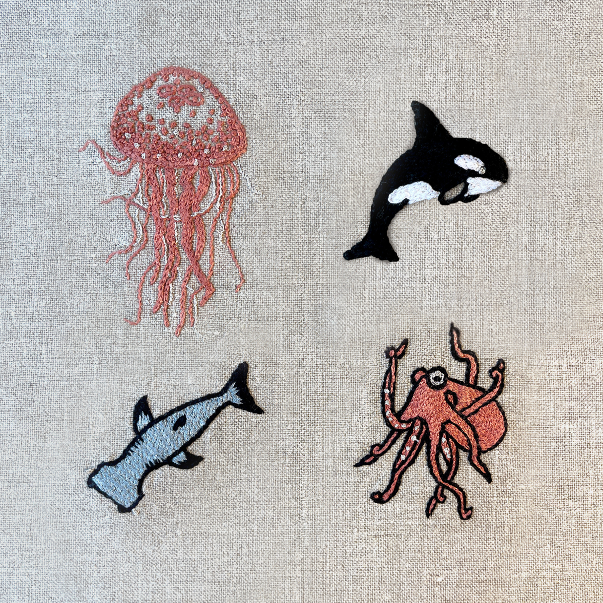 PLANCHE MOTIFS - Animaux marins