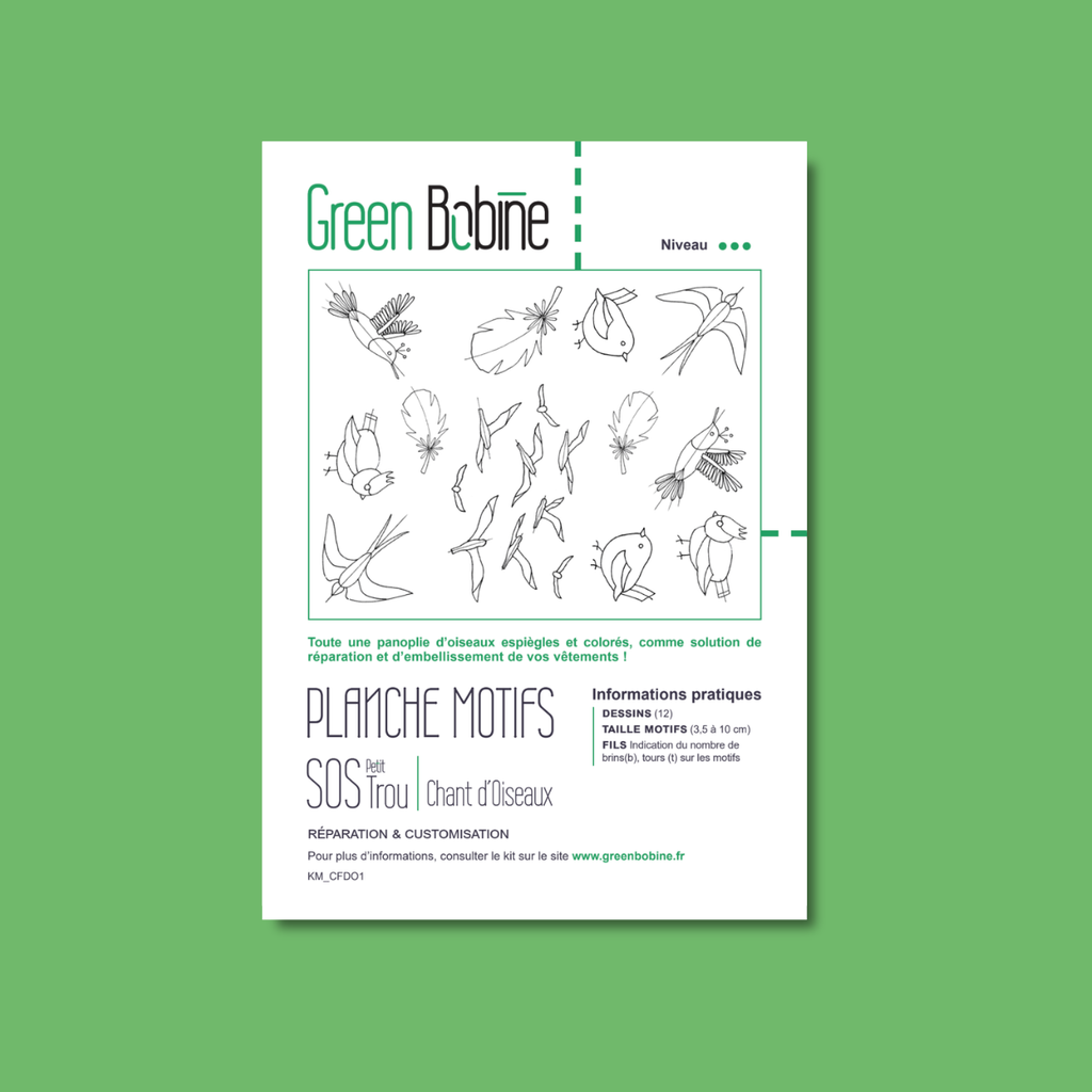 PLANCHE MOTIFS - Chant d'Oiseaux