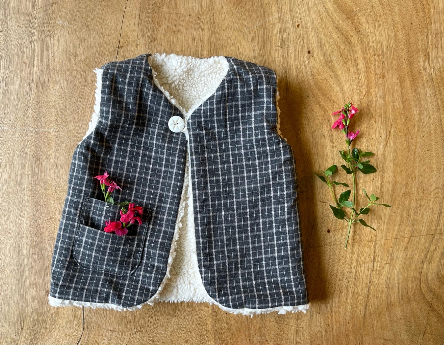 Gilet réversible, pour enfant ou adulte
