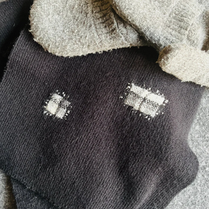 SOS PETIT TROU Ecossais Laine Multigris