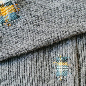 SOS PETIT TROU Ecossais Bleu